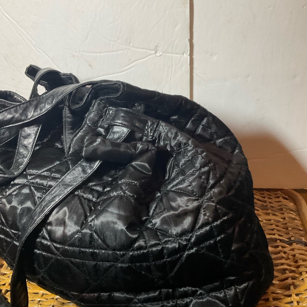 “BIG BUDDHA” Black Soft Sided Quilted Bag. - Picture 5 of 15